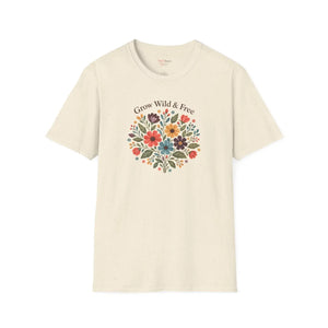 Grow Wild & Free Floral T-Shirt