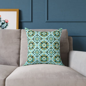 Geometric Moroccan Pattern Square Pillow