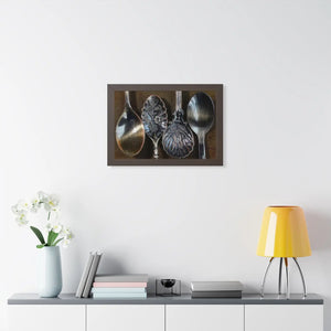 Coffee spoons, Framed Horizontal Poster