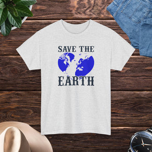Save the earth, Earth Day, Unisex Heavy Cotton Tee