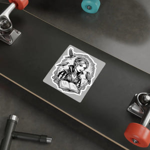 100% durable vinyl construction of the DipaliZ gothic witch decal