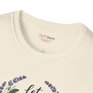Bee Floral T‑Shirt — "Let Kindness Take Flight" Inspirational Tee