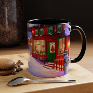 Christmas Winter, Accent Coffee Mug, 11oz