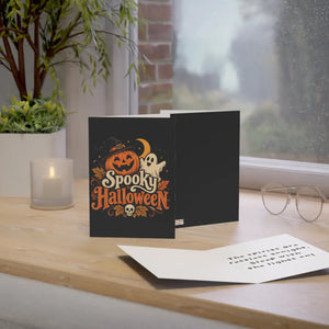Spooky halloween greeting card - cards