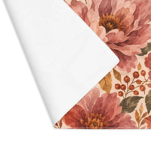 Autumn botanical leaves placemat - placemats