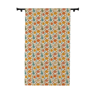 DipaliZ 50 by 84 inch blackout curtain in rust, mustard and teal