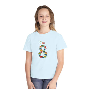 DipaliZ I Am 8 dinosaur kids birthday tee - a birthday shirt that keeps wearing afterwards
