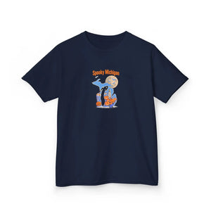 Spooky halloween michigan kids t-shirt - t-shirts