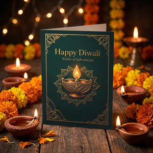 Happy diwali greeting card - cards