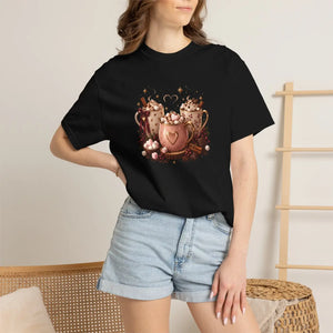 Hot cocoa bears garment-dyed t-shirt - t-shirts