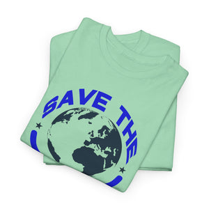 Save the planet, Earth Day, Unisex Heavy Cotton Tee