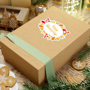 Happy Thanksgiving, Kiss-Cut Vinyl Decals