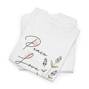 Peace Love sunshine, Unisex Heavy Cotton Tee