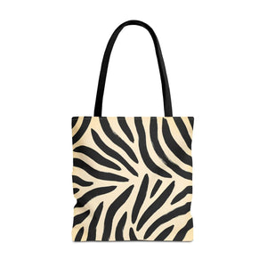 Zebra print tote bag - bags