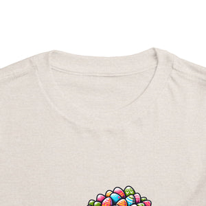 Easter eggs on a truck Toddler Short Sleeve Tee