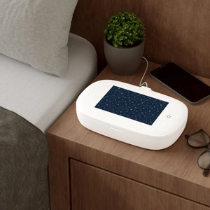 Constellation pattern uv phone sanitizer & wireless charging pad - chargers