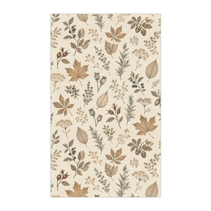 Cotton twill option of the DipaliZ autumn botanicals tea towel