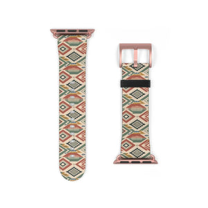 Southwestern Pattern Watch Band — Geometric Aztec Print for Apple Watch