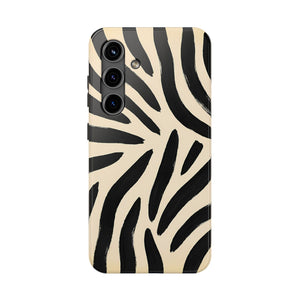 Zebra Print Tough Phone Case