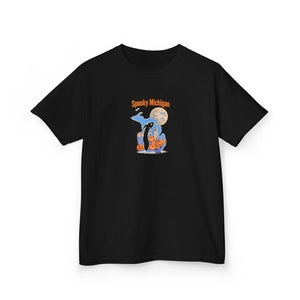 Spooky halloween michigan kids t-shirt - t-shirts