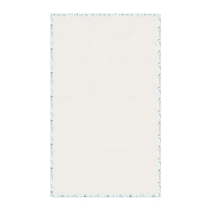 Long 18 by 30 inch format of the DipaliZ botanical kitchen towel