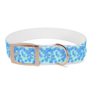 Blue spheres Dog Collar