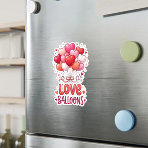 DipaliZ Love Balloons Kiss-cut Vinyl Decals Satin Finish