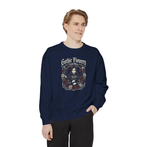 DipaliZ gothic sweatshirt sized S to 3XL with a crew neckline