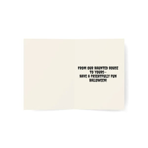 Happy halloween greeting card - cards