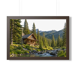Dipaliz stream flowing framed poster museum paper - prints