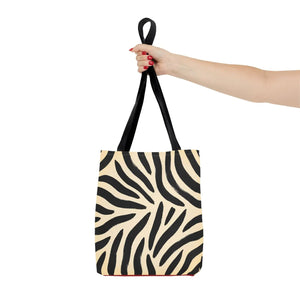 Zebra print tote bag - bags
