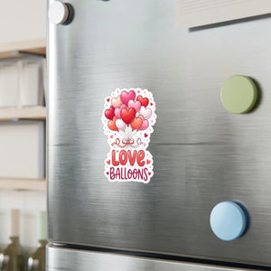 DipaliZ Love Balloons Kiss-cut Vinyl Decals Satin Finish