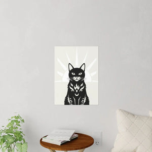 18 by 24 inch cat wall decal by DipaliZ on durable polyester film