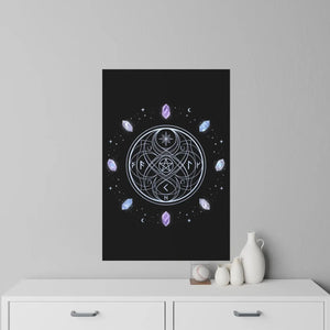 Mystic Crystal Witchcraft Wall Decal