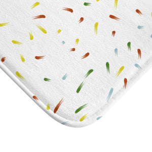 Abstract confetti, Bath Mat