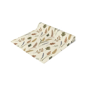 Hemmed edge detail on the DipaliZ autumn meadow runner