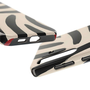 Abstract Zebra Print Phone Case