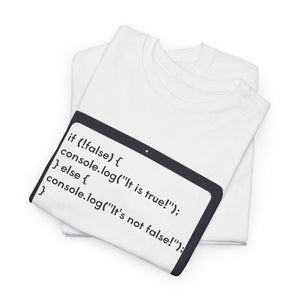 Javascript Programming, Unisex Heavy Cotton Tee