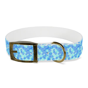 Blue spheres Dog Collar