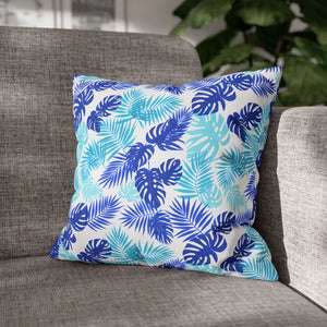Tropical Leaf Pillowcase - Square Throw Cushion Cover - Dipaliz - 16’’ × - Home Decor