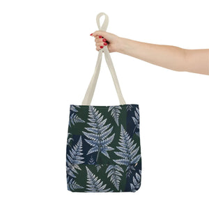 Fern Pattern Tote Bag — Botanical All-Over Print Canvas Tote