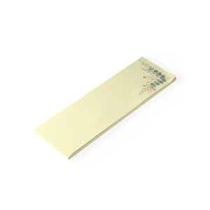 Eucalyptus sprig corner post-it note pads | floral sticky notes - notebooks & notepads