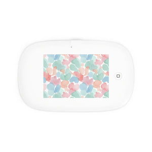 Pastel floral uv phone sanitizer & wireless charging pad - chargers