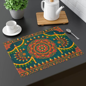 Diwali mandala placemat - placemats