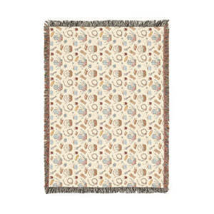 Cozy Mosaic Woven Blanket — Boho Geometric Throw for Living Room & Bedroom