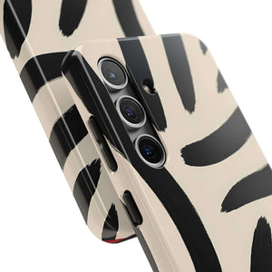 Abstract Zebra Print Phone Case