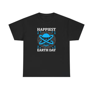 Happiest, Earth Day, Unisex Heavy Cotton Tee