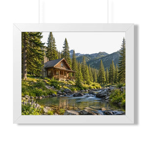 Dipaliz stream flowing framed poster museum paper - prints