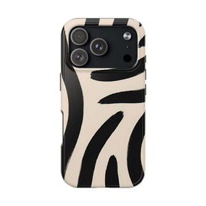 Abstract Zebra Print Phone Case