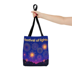 Festival of Lights Tote Bag — Fireworks Night Market Shopper